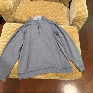 Orvis Gray Quarter-Zip Sweater